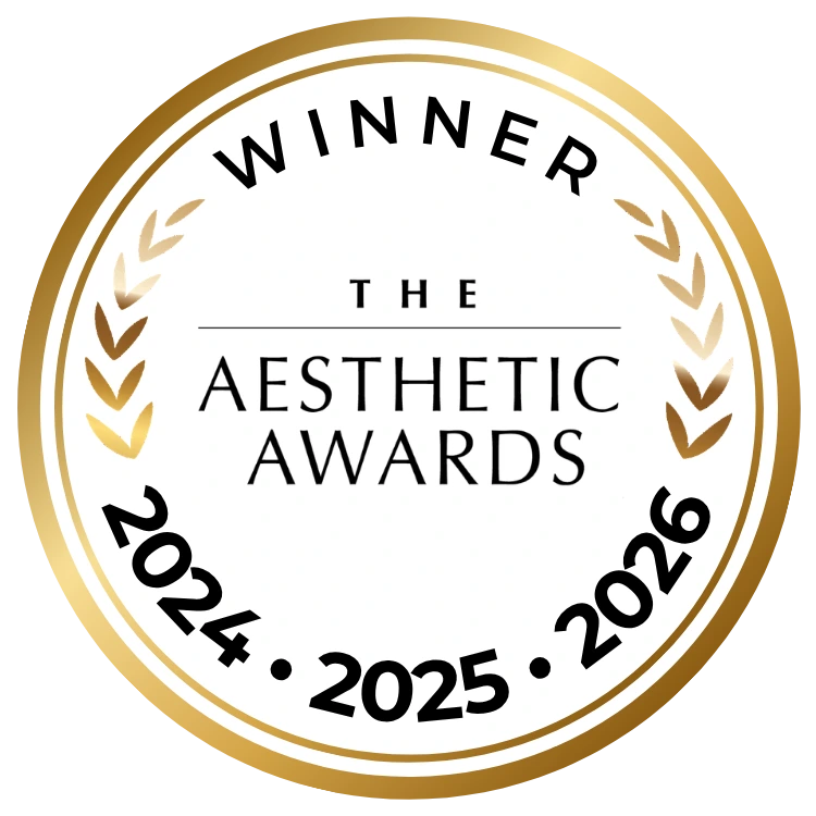 The Aesthetic Awards Winner badge for 2024 & 2025