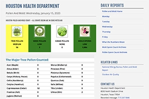 Predicting Seasonal Allergies