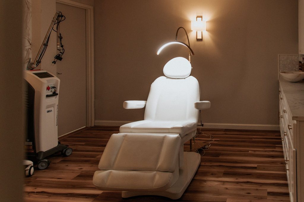 Treatment room at Thrive Med Spa + Wellness