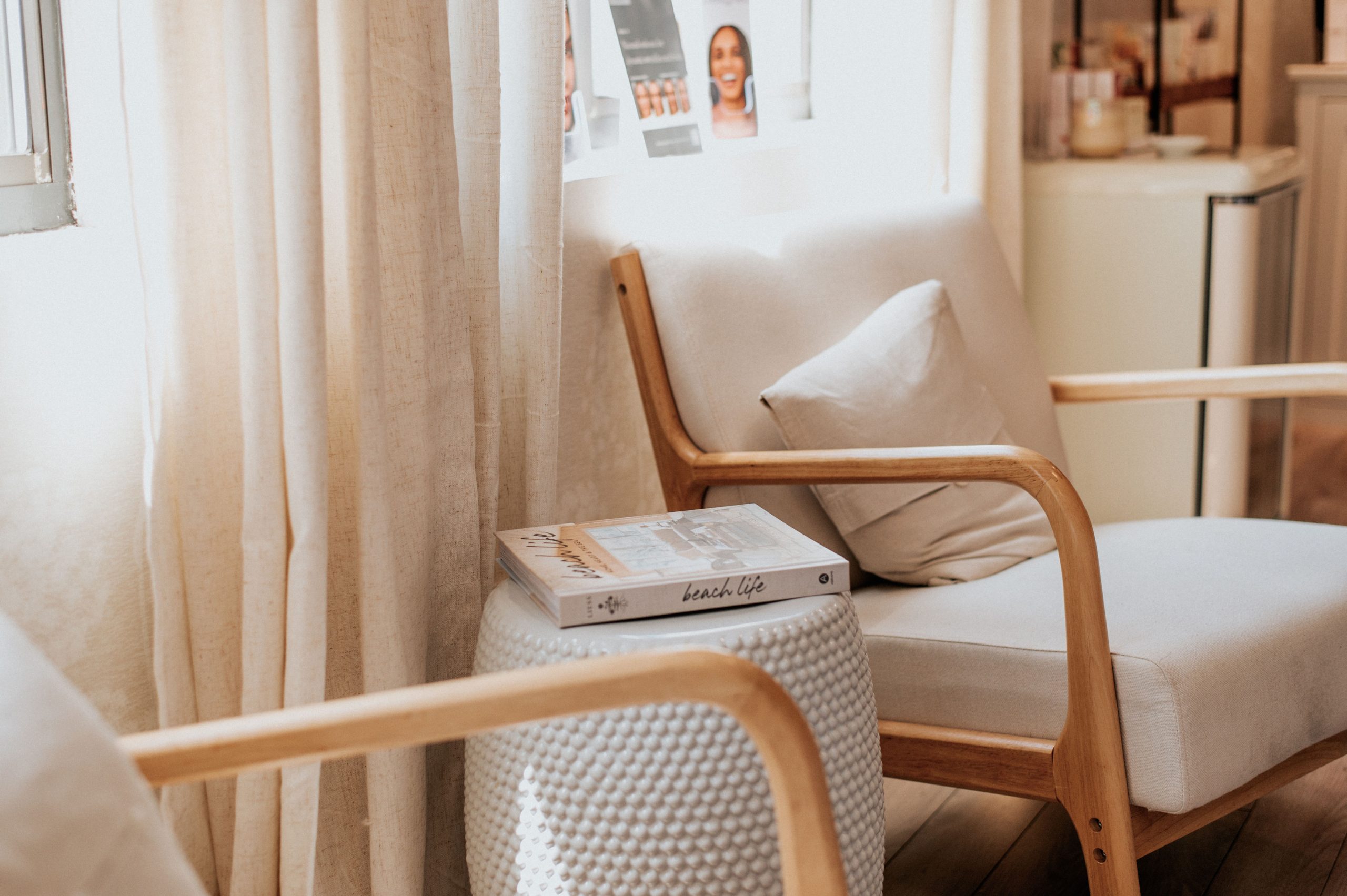 Thrive Med Spa waiting room with natural light and seating