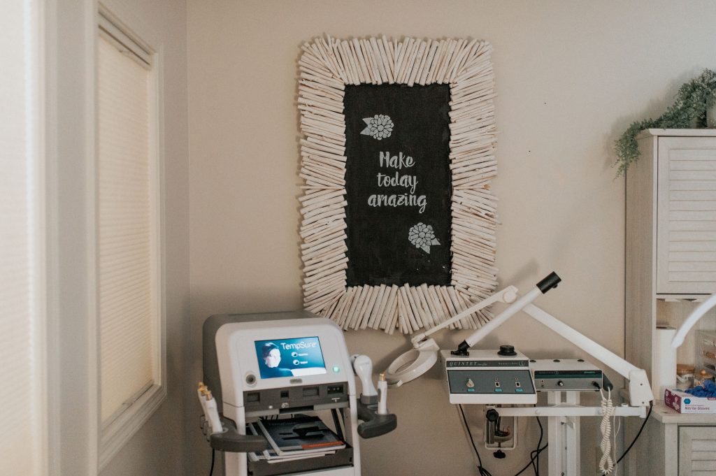 TempSure Vitalia treatment room at Thrive Med Spa