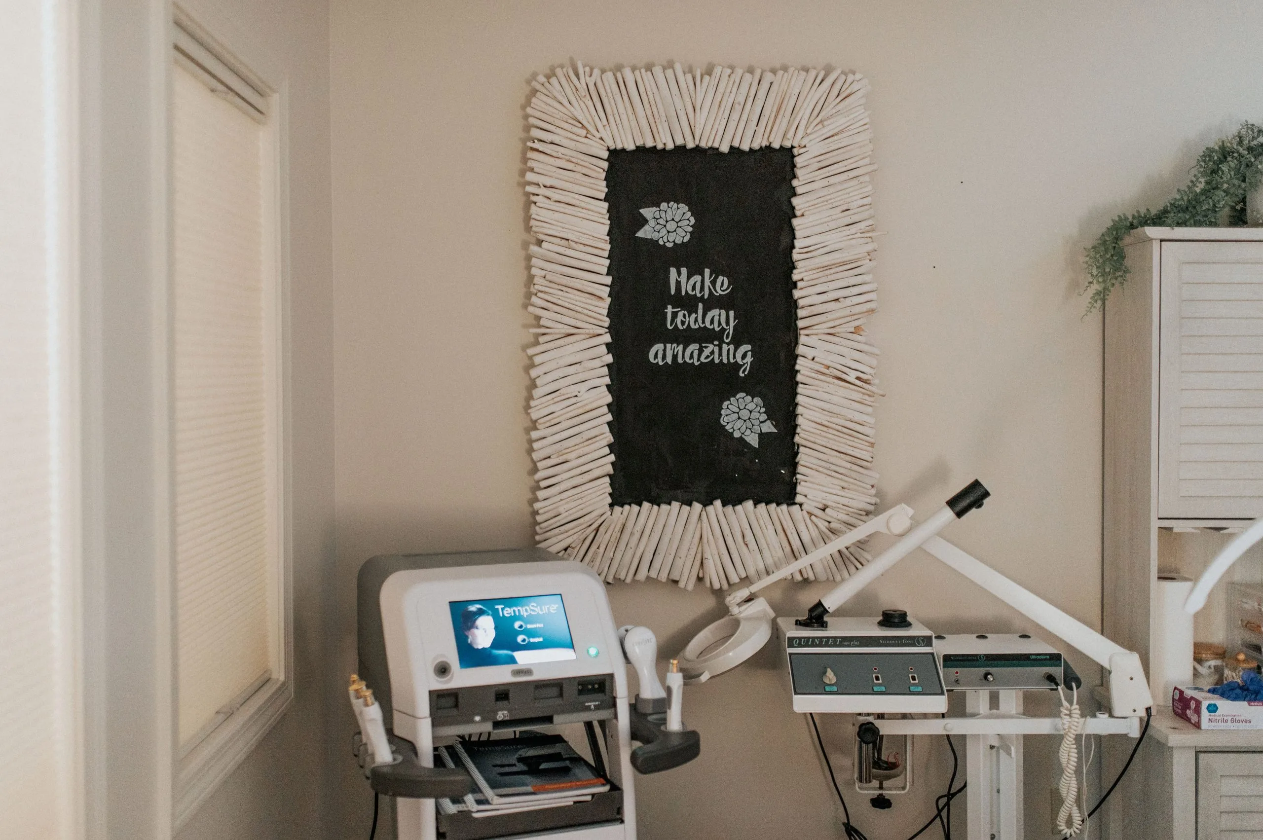 TempSure Vitalia treatment room at Thrive Med Spa
