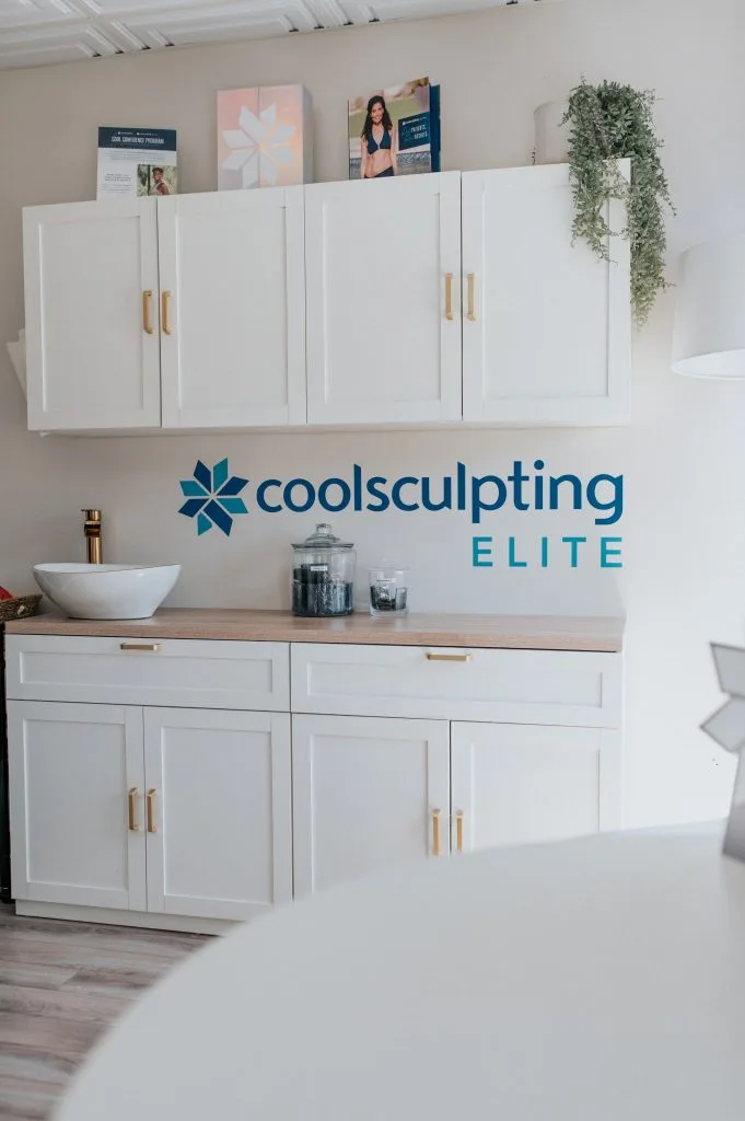 CoolSculpting Elite treatment room at Thrive Med Spa + Wellness