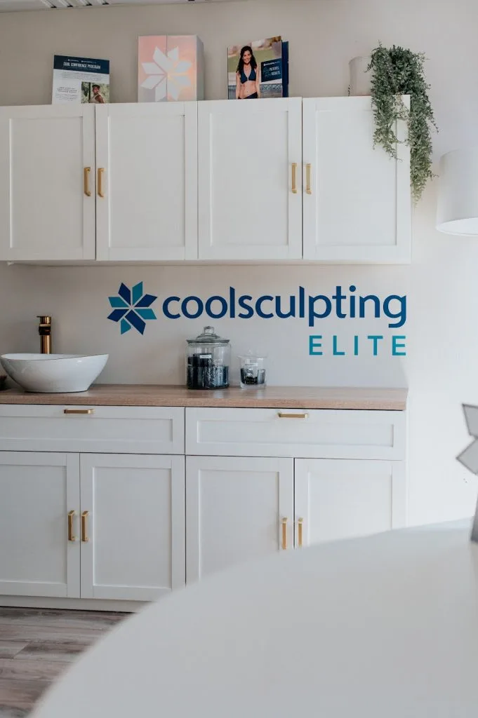 CoolSculpting Elite treatment room at Thrive Med Spa
