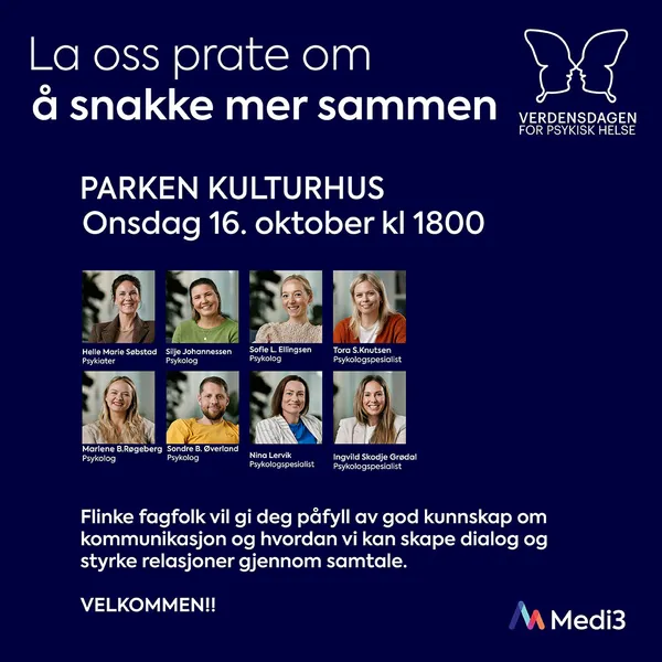 La oss prate om å snakke mer sammen