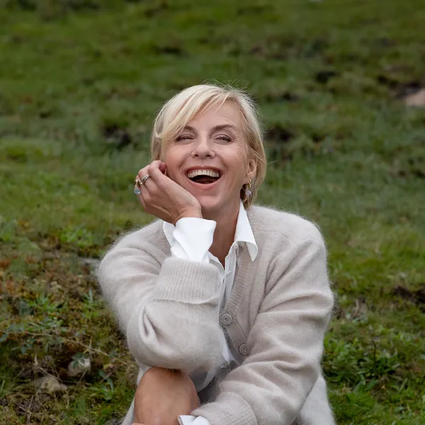 Silje Nergård i symfonisk drakt