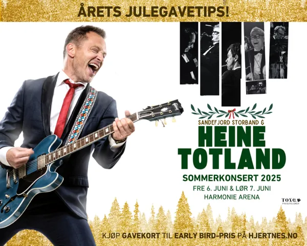 GAVEKORT – Heine Totland og Sandefjord Storband
