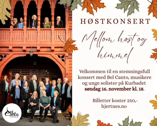 Høstkonsert med Bel Canto