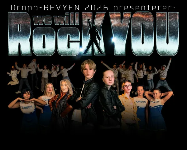 DROPP-REVYEN 2026 presenterer: We will rock you