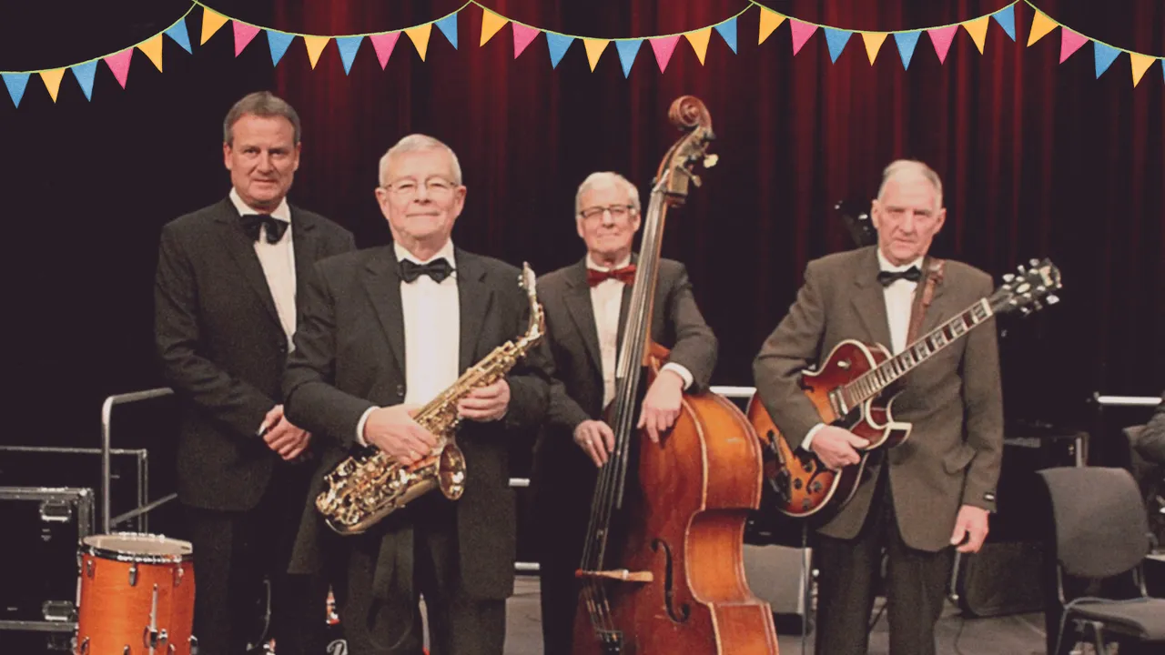 Bursdagsjazz-café med Autumn Leaves