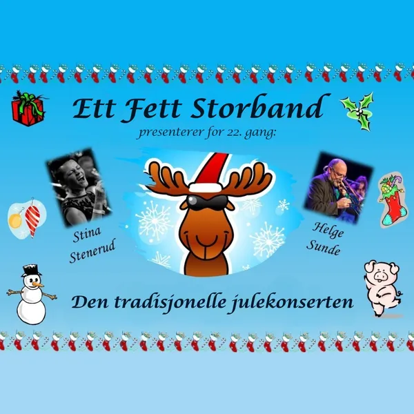 Julekonsert med Ett Fett storband