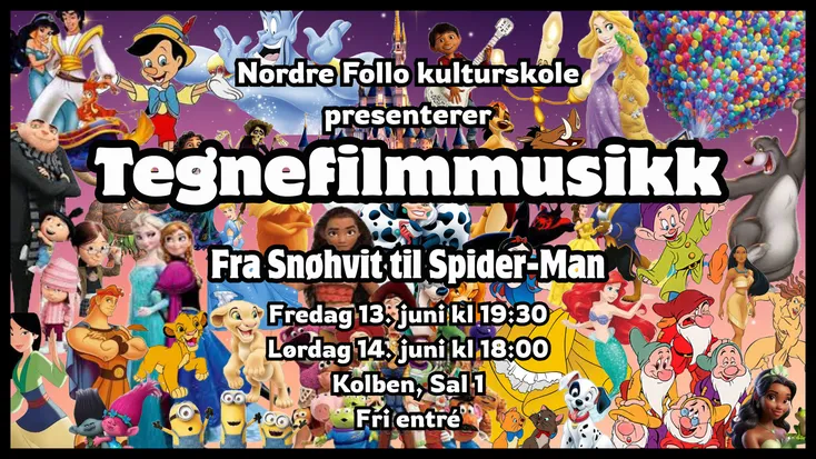 Tegnfilmmusikk – Fra Snøhvit til Spider-Man