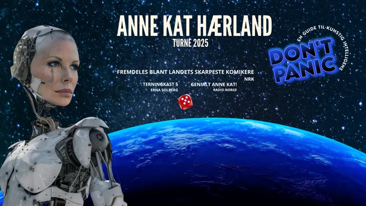 Anne Kat Hærland: Don’t Panic – en guide til kunstig intelligens