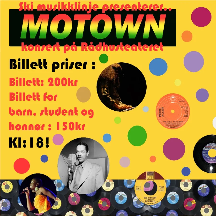 Ski vgs. musikklinja presenterer: Motown-konsert