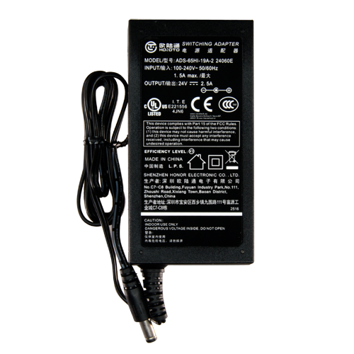 Fonte de Alimentação DC 24v 2,5a-A-CCTV A-24VDC2.5A