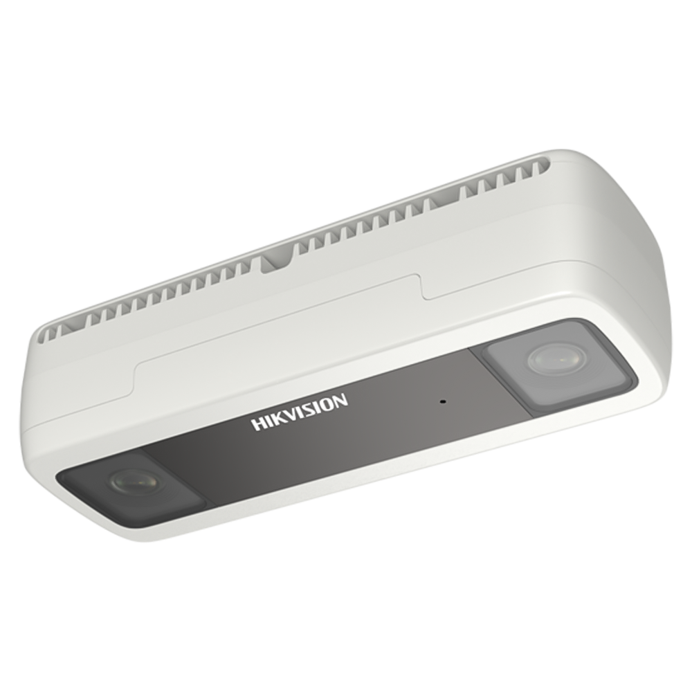 Câmara IP de Contagem de Pessoas Hikvision DS-2CD6825G0/C-IV com Lente Dupla 2mm, 2MP, WDR 120dB e Microfone Integrado