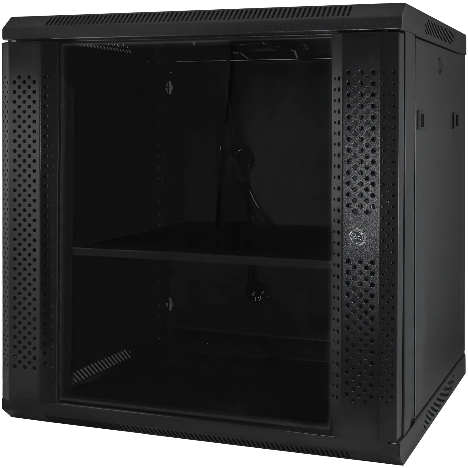 Armário Rack para Parede Movok Accessories VK-RACK12U 12U IP20 com 2 Ventiladores e Régua Elétrica