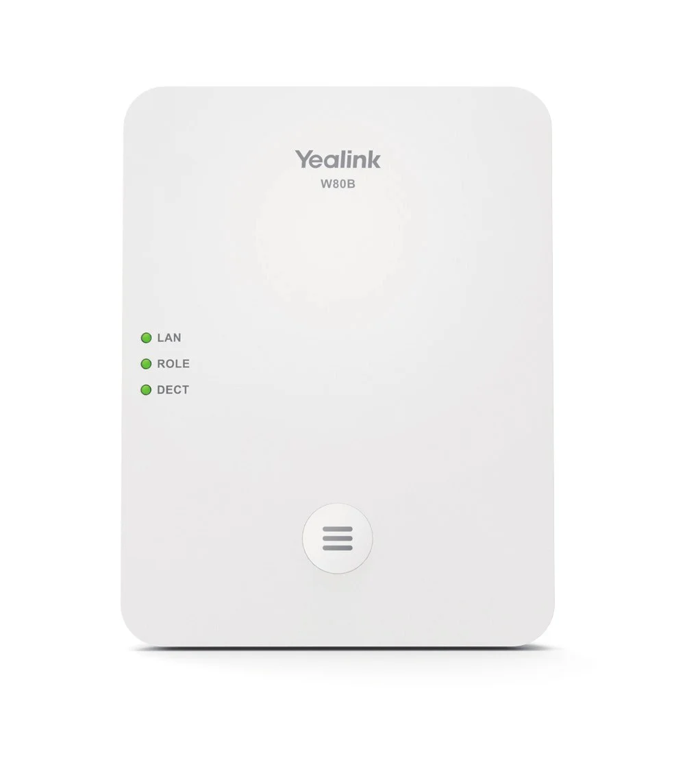 Estação Base DECT Multi-célula Yealink SIP-W80B - Expansão de Cobertura e Capacidade