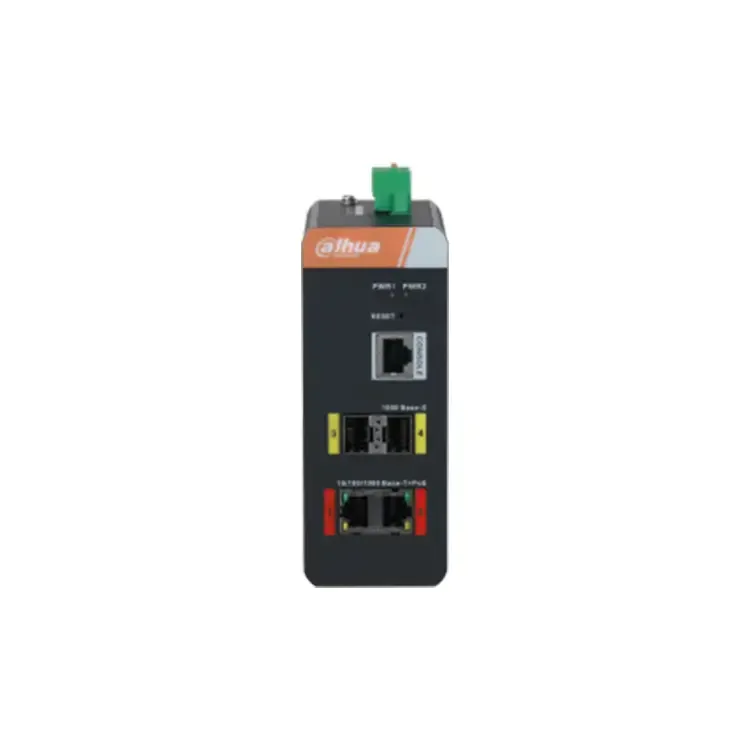 Switch Dahua Industrial PoE+ 120W 2P Downlink + 2P Uplink (2xSFP) 10/100/1000Mbps