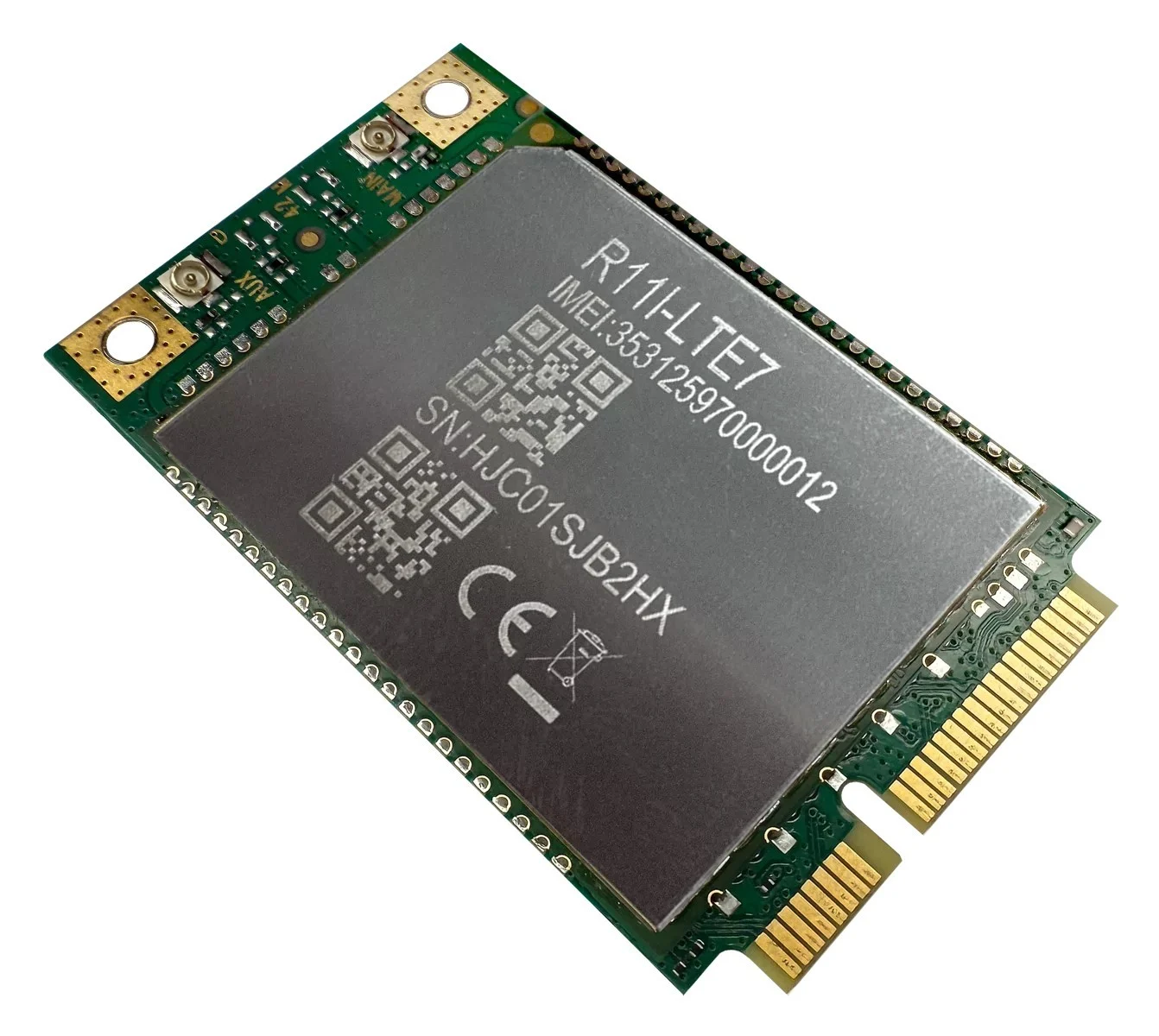 Módulo Modem 3G/4G LTE Cat7 MikroTik R11e-LTE7 miniPCIe de Alta Velocidade