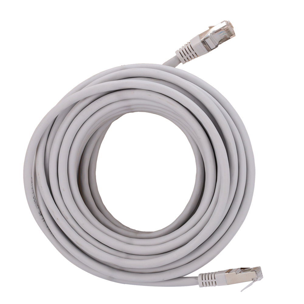Cabo SFTP Cat6A 10m Safire LC-SFTP6A-10W Revestimento LSZH Conector RJ45 Niquelado