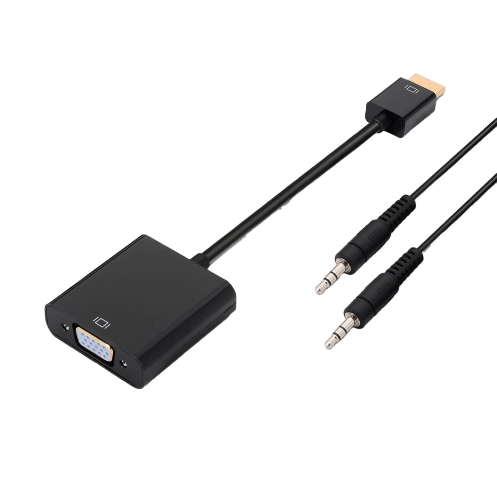 lojaCCTV Adaptador HDMI para VGA com Áudio