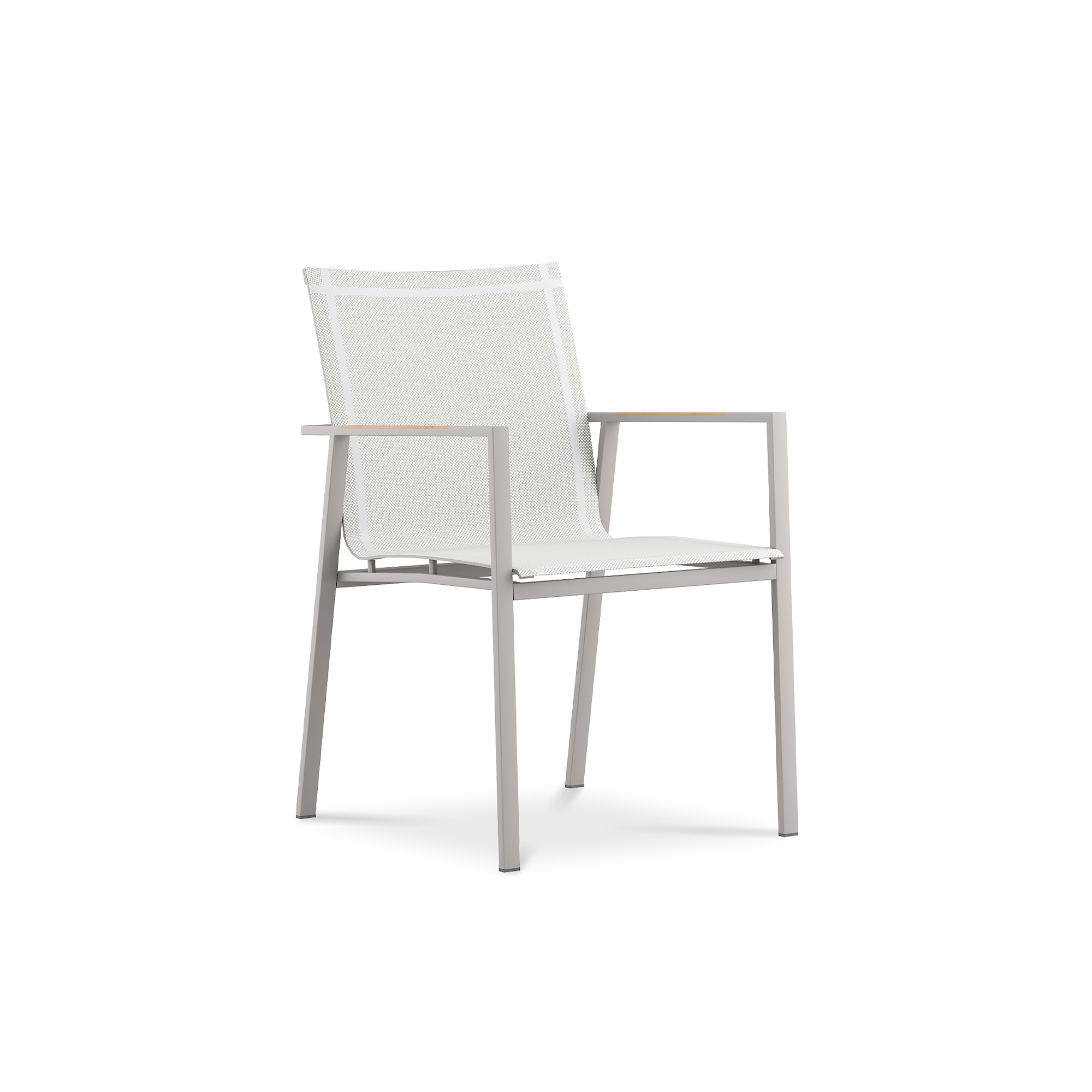 Alzette Dining Armchair SS Powder Coated