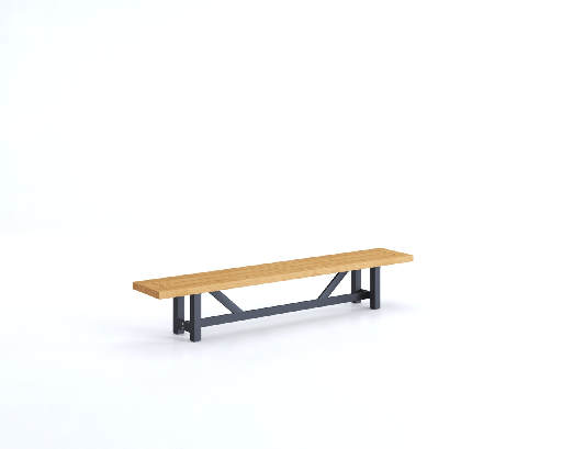 Vinegard Aluminium Backless Bench 230