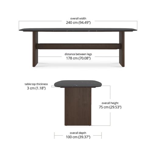 Diego Recta Dining Table