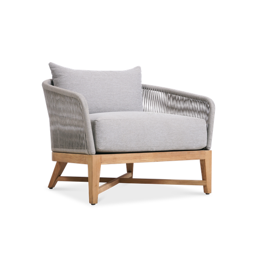 Emmilie Single Seater Teak Outdoor Lounge Chair