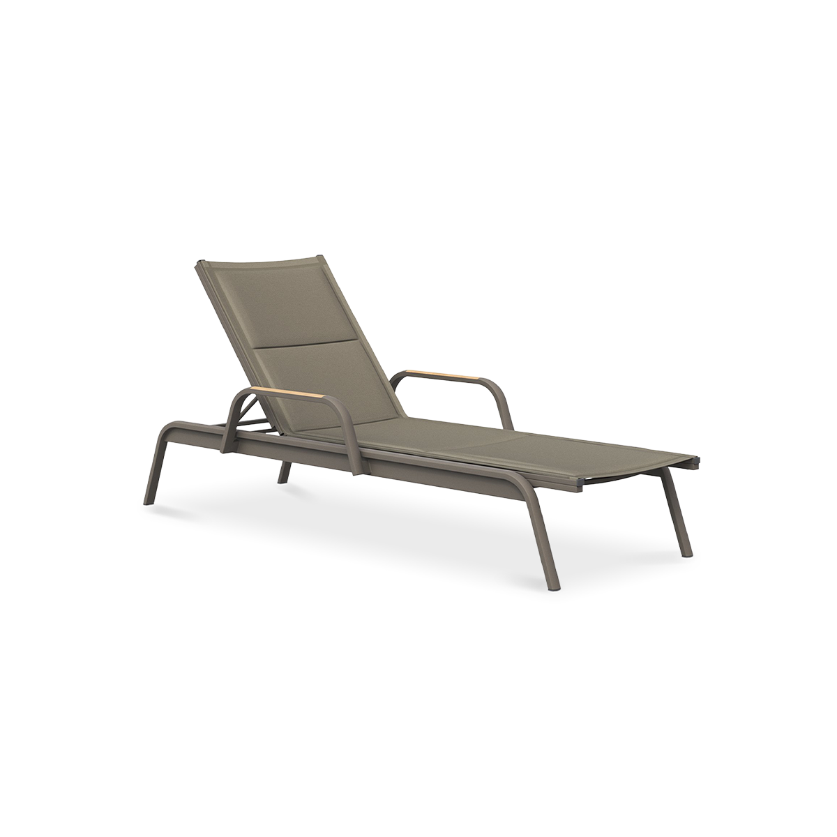 Gazelig Lounger With Arms Padded