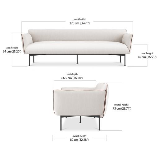 Kim 3 Seater