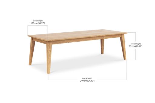 Piedra Rectangular Dining Table 240