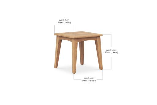 Piedra Square Side Table