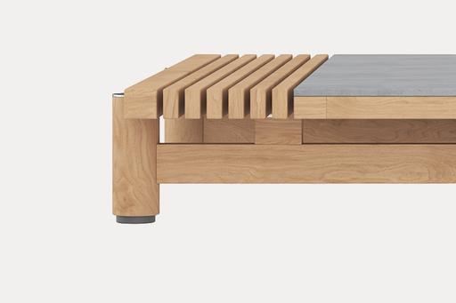 Raul Low Coffee Table Square Ceramic