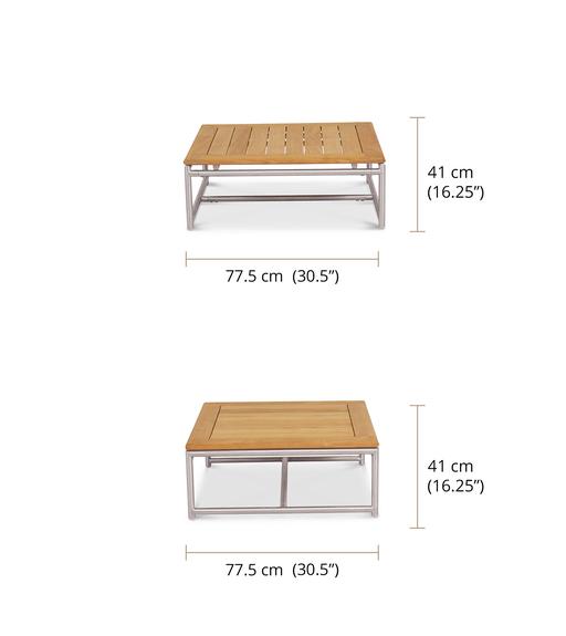 Snix Square Corner Table