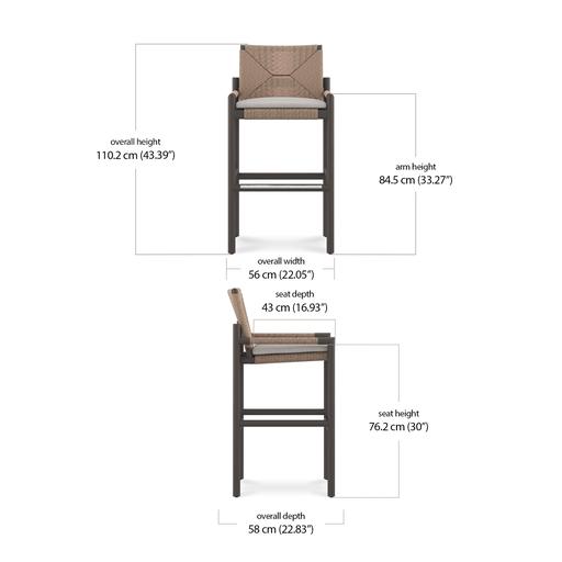 Timo Alu Bar Chair