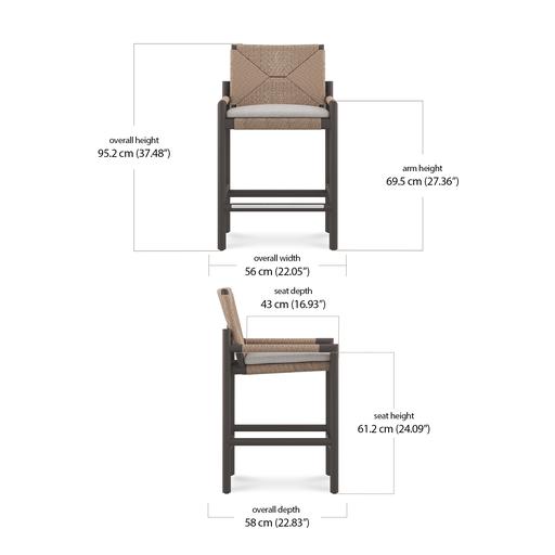 Timo Alu Counter Stool