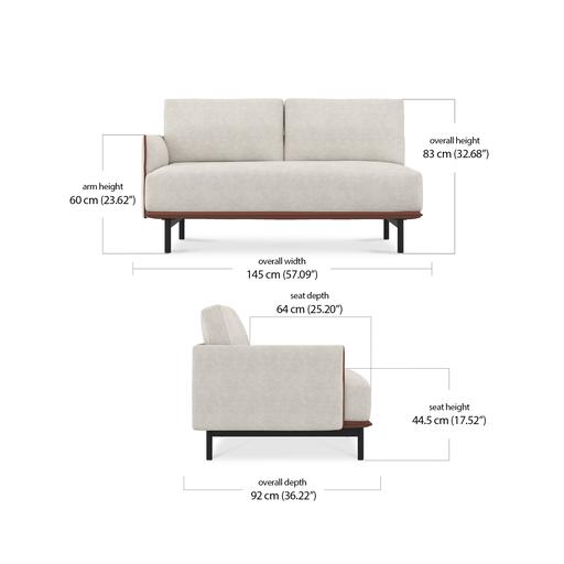 Villas 2 Seater Right Module
