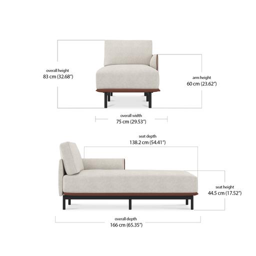 Villas Left Chaise