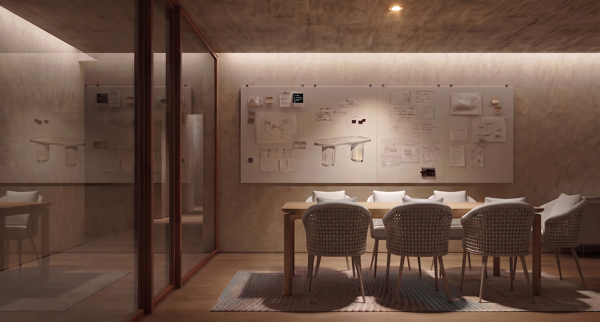 Triconville design studio meeting room