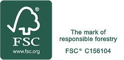 FSC certified — the mark of responsible forestry