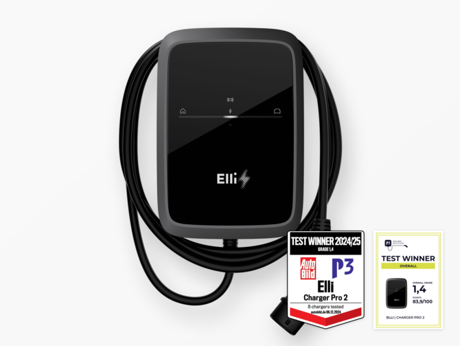 Elli Charger Pro 2 22 kW, 4.5m, Type 2, WiFi + LTE, MID