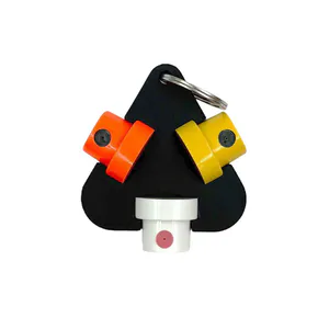 Triple Cap Keychain Large