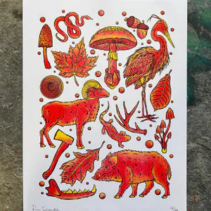 Forest - Riso Print