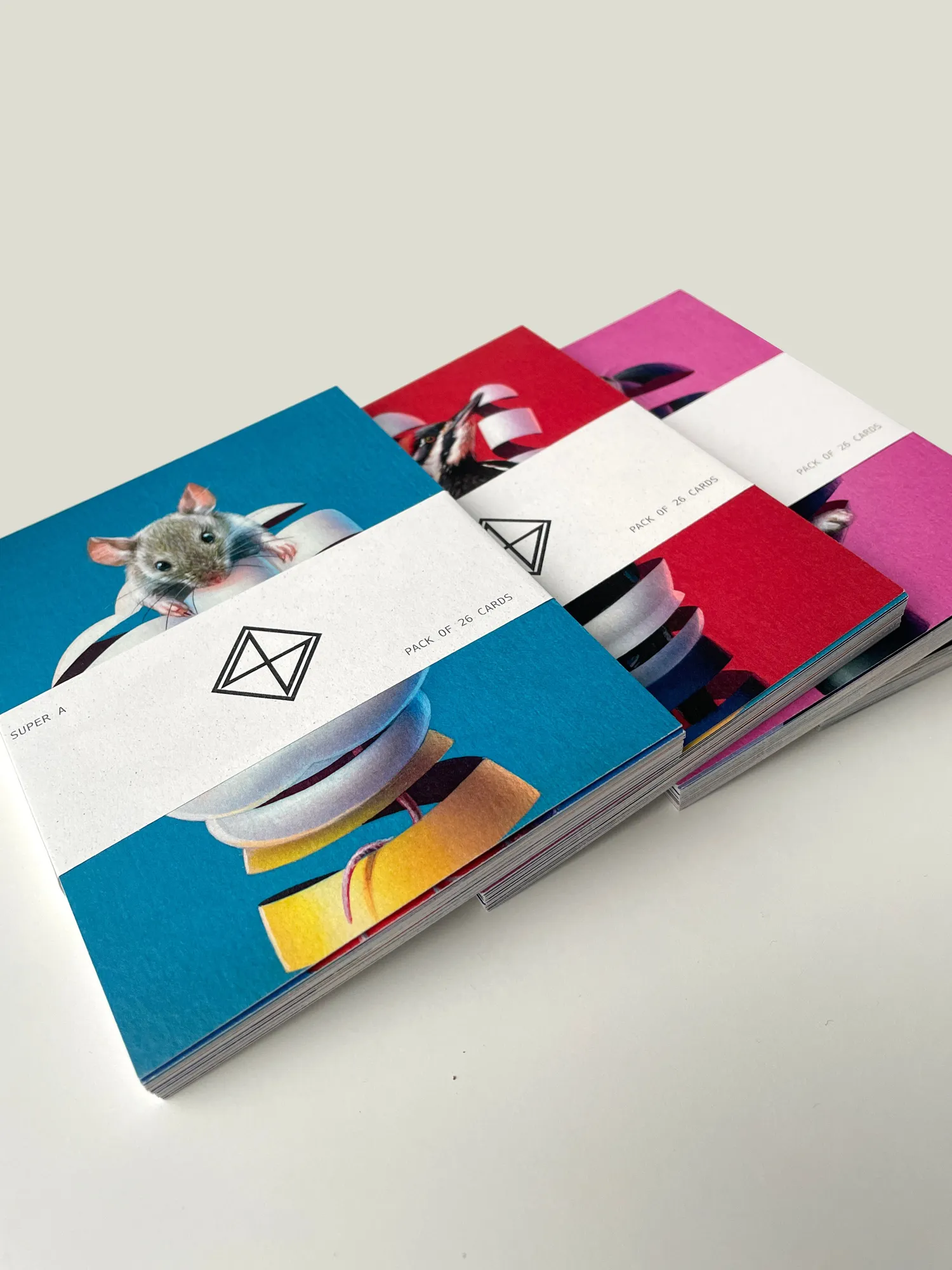 Super A - ASL alphabet postcard set