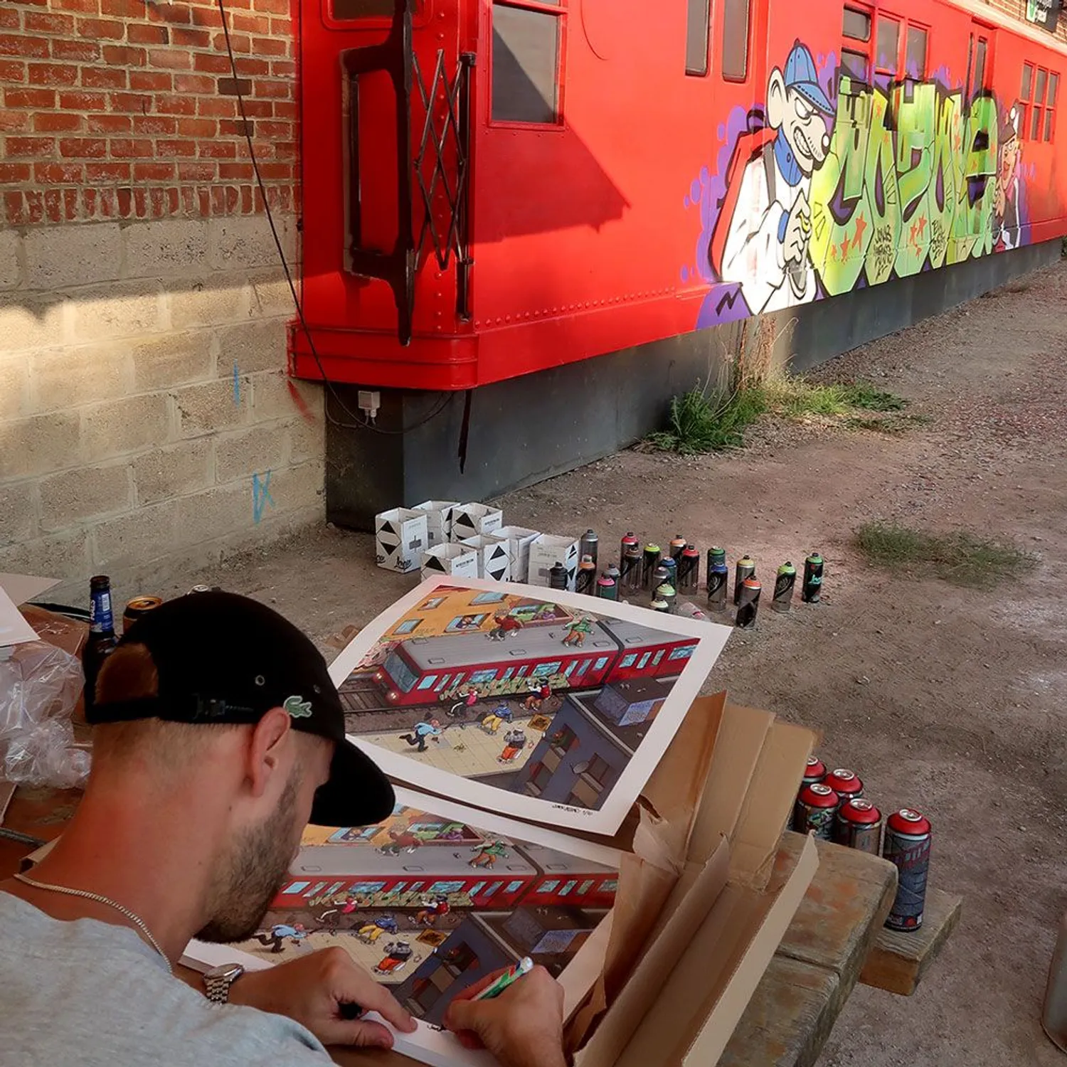Beastville Backjump Print | Jonas Cozone x Cantastic