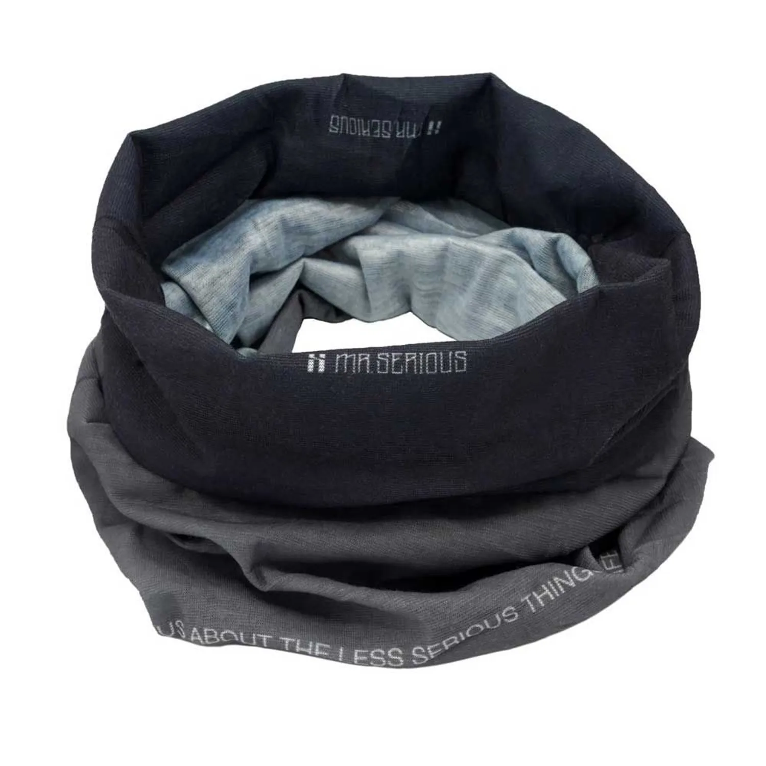 Mr. Serious Grey tunnel scarf