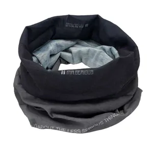 Mr. Serious Grey tunnel scarf
