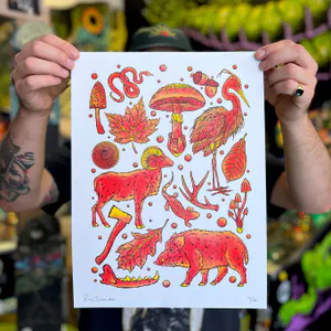 Forest - Riso Print